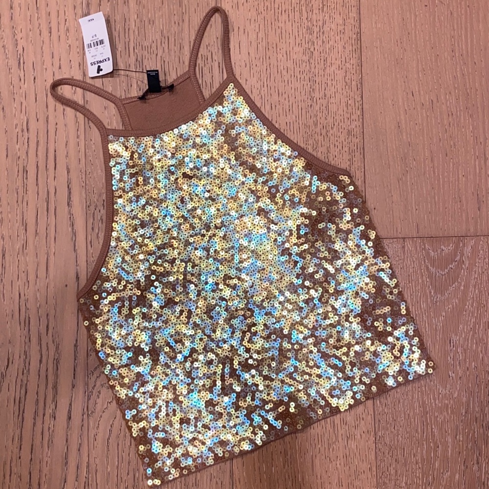 Express Glitter Top